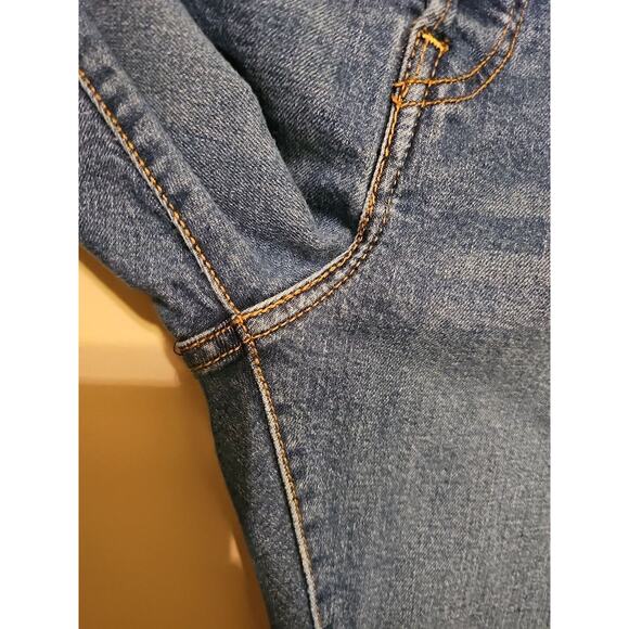 Levi's Wedgie Skinny Jeans Women's‎ size 28 Button Fly Raw Hem High-Rise - Picture 8 of 14